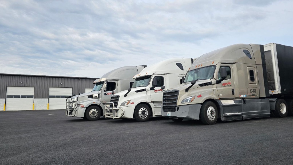 Koval Trucking fleet truck
